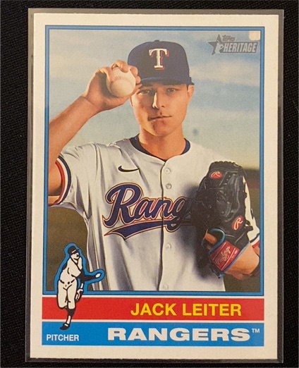 2025 Topps Heritage #463 Jack Leiter — front
