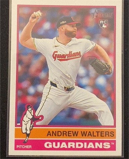 2025 Topps Heritage #484 Andrew Walters — front