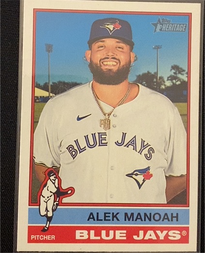 2025 Topps Heritage #486 Alek Manoah — front