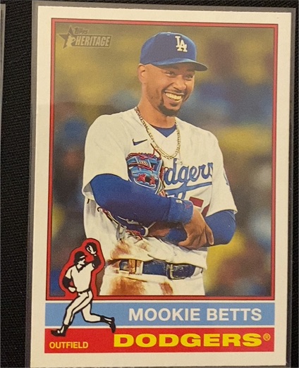 2023 Topps Heritage #315 Mookie Betts — front