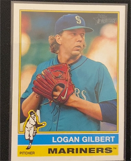 2025 Topps Heritage #492 Logan Gilbert — front