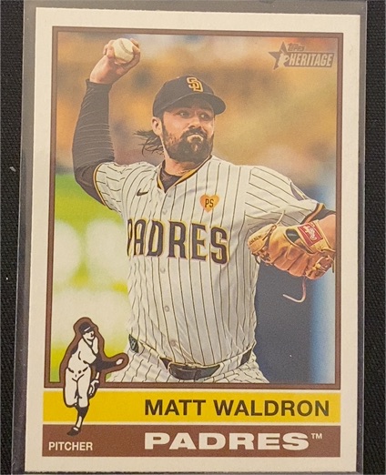2025 Topps Heritage #497 Matt Waldron — front