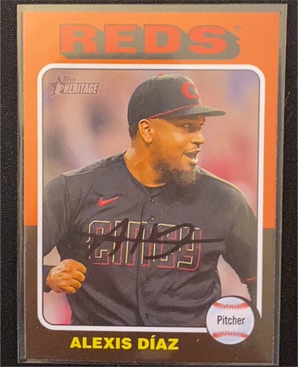2024 Topps Heritage #39 Alexis Díaz — front