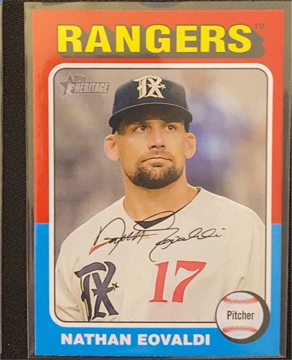 2024 Topps Heritage #82 Nathan Eovaldi — front