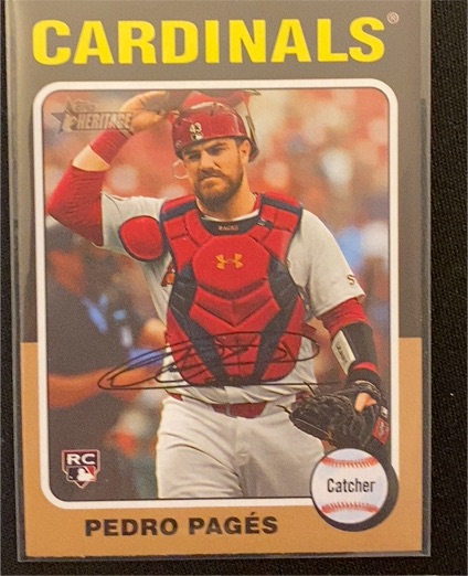 2024 Topps Heritage High Number #704 Pedro Pagés — front