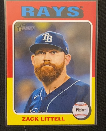 2024 Topps Heritage High Number #713 Zack Littell — front