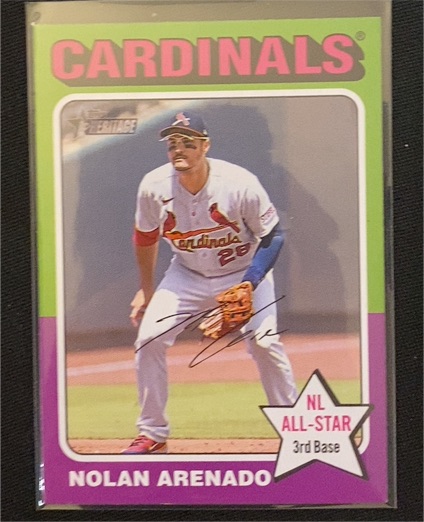 2024 Topps Heritage #63 Nolan Arenado — front