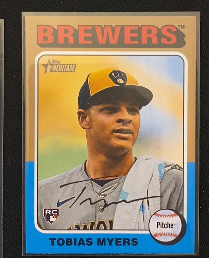 2024 Topps Heritage High Number #720 Tobias Myers — front