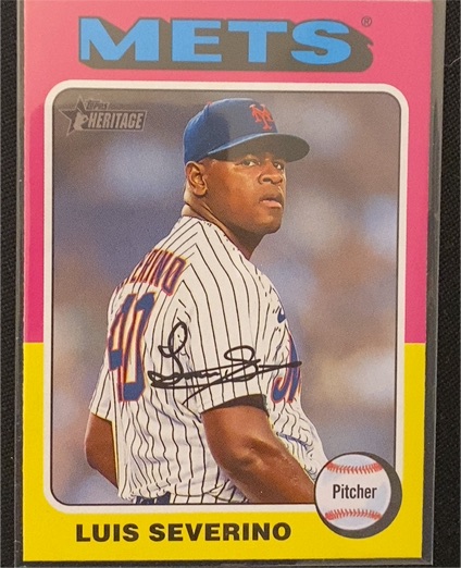 2024 Topps Heritage #34 Luis Severino — front