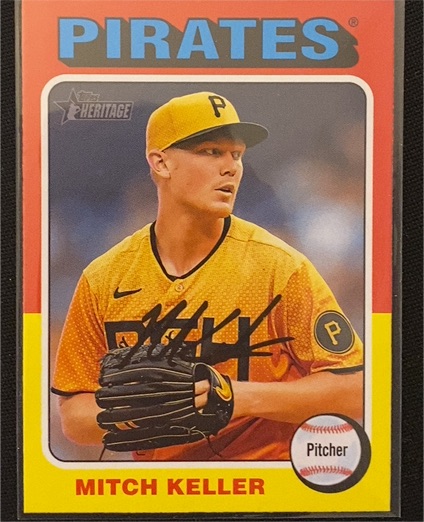 2024 Topps Heritage #27 Mitch Keller — front