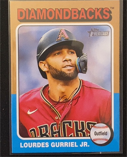 2024 Topps Heritage #25 Lourdes Gurriel Jr. — front