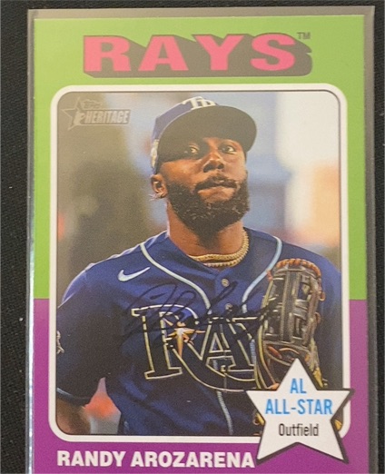 2024 Topps Heritage #74 Randy Arozarena — front