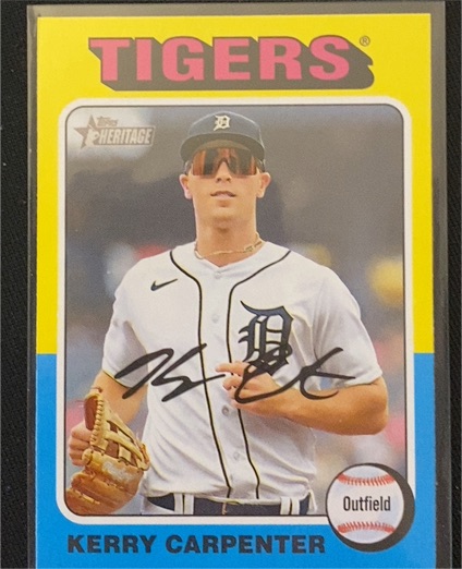 2024 Topps Heritage #35 Kerry Carpenter — front