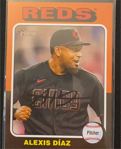 2024 Topps Heritage #39 Alexis Díaz — front