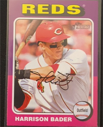 2024 Topps Heritage #43 Harrison Bader — front