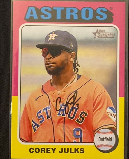 2024 Topps Heritage #47 Corey Julks — front