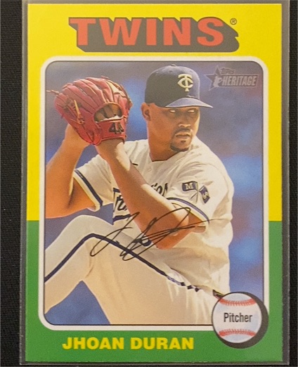 2024 Topps Heritage #100 Jhoan Duran — front