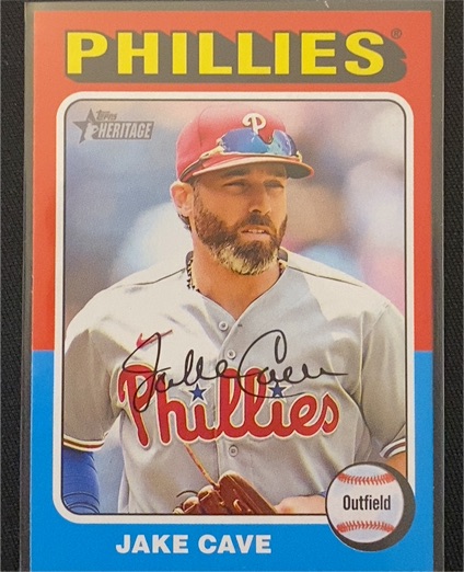 2024 Topps Heritage #91 Jake Cave — front