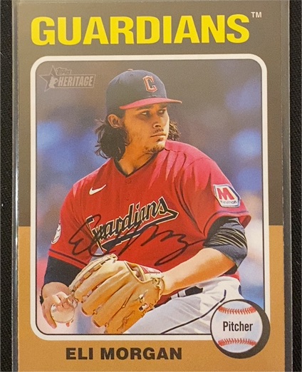 2024 Topps Heritage #84 Eli Morgan — front