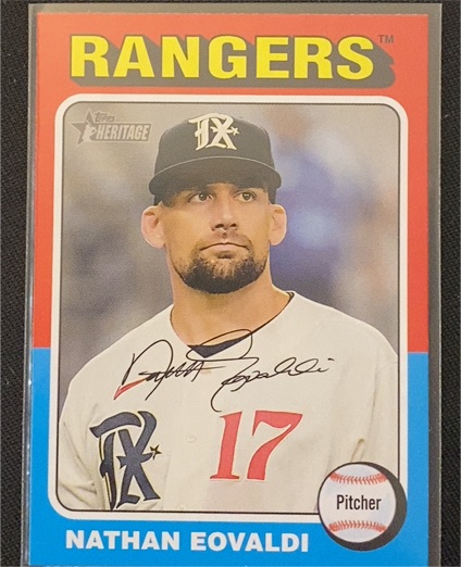 2024 Topps Heritage Mini #82 Nathan Eovaldi — front