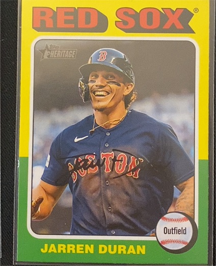 2024 Topps Heritage #83 Jarren Duran — front