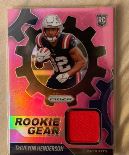 2025 Panini Prizm #RGR-THE TreVeyon Henderson Rookie Gear — front