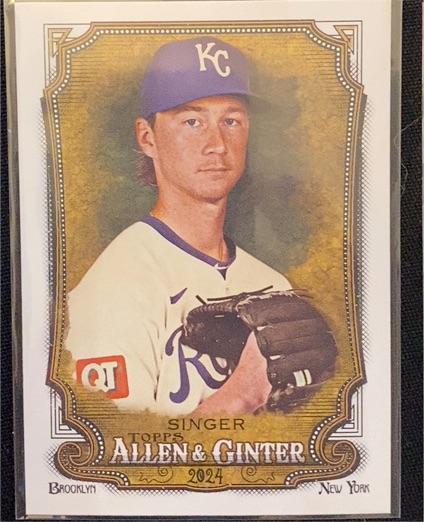 2024 Topps Allen & Ginter #324 Brady Singer — front