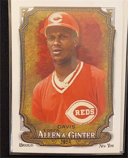 2024 Topps Allen & Ginter #330 Eric Davis — front