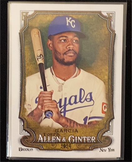 2024 Topps Allen & Ginter #344 Maikel Garcia — front