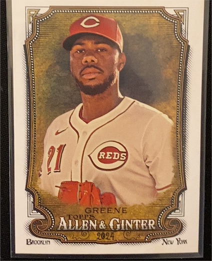 2024 Topps Allen & Ginter #303 Hunter Greene — front