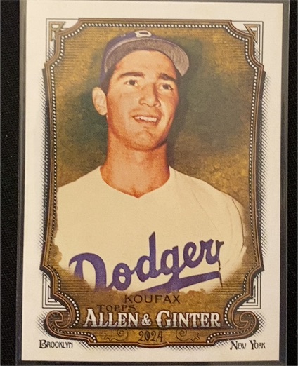 2024 Topps Allen & Ginter #312 Sandy Koufax — front