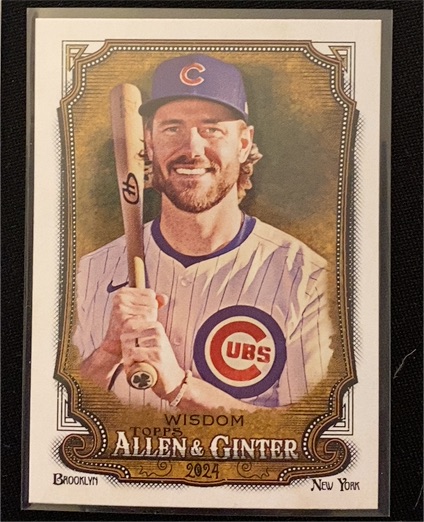 2024 Topps Allen & Ginter #309 Patrick Wisdom — front