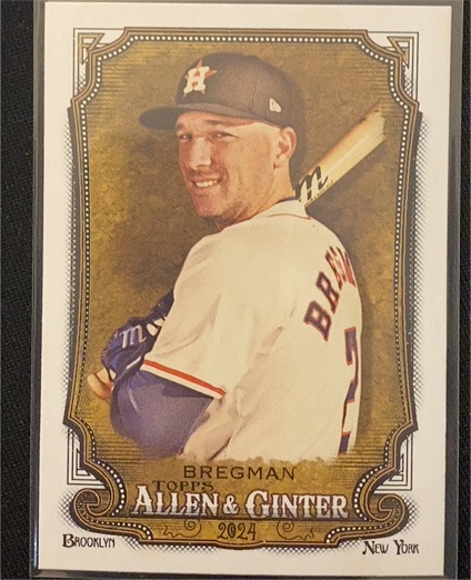 2024 Topps Allen & Ginter #320 Alex Bregman — front