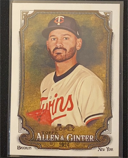 2024 Topps Allen & Ginter #321 Pablo Lopez — front