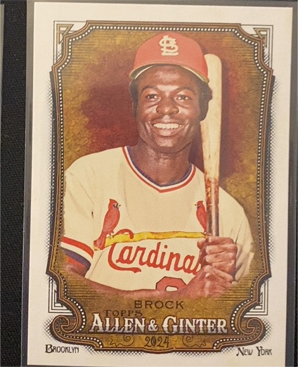 2024 Topps Allen & Ginter #331 Lou Brock — front