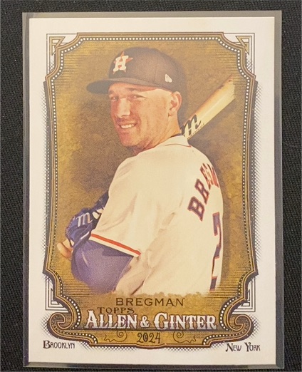 2024 Topps Allen & Ginter #320 Alex Bregman — front