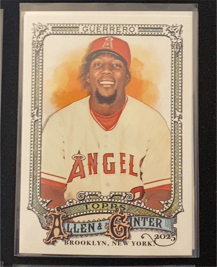 2025 Topps Allen & Ginter #327 Vladimir Guerrero — front