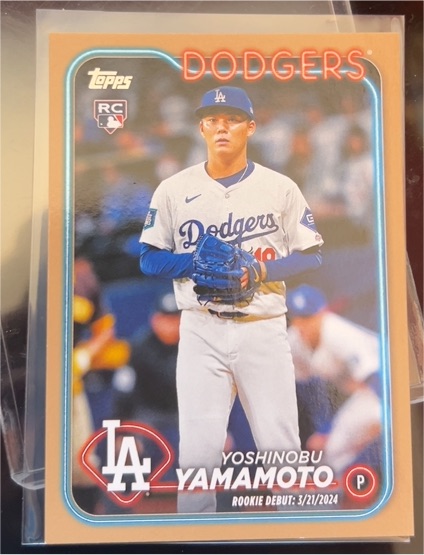 2024 Topps Update #US149 Yoshinobu Yamamoto — front