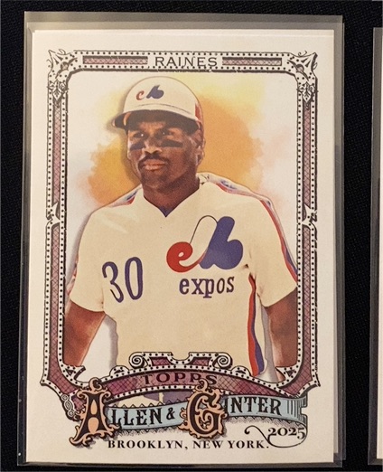 2025 Topps Allen & Ginter #333 Tim Raines — front