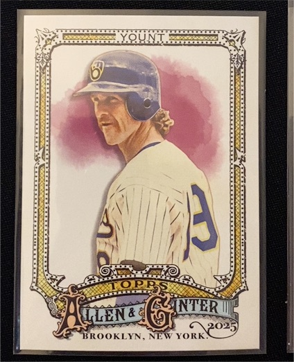 2025 Topps Allen & Ginter #321 Robin Yount — front
