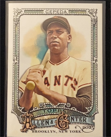 2025 Topps Allen & Ginter #311 Orlando Cepeda — front