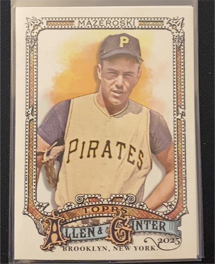 2025 Topps Allen & Ginter #326 Bill Mazeroski — front