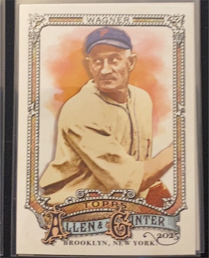2025 Topps Allen & Ginter #319 Honus Wagner — front