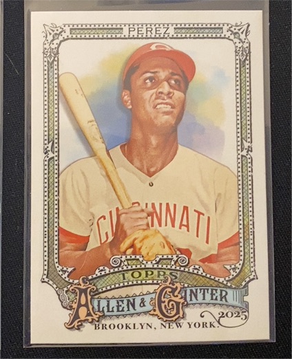 2025 Topps Allen & Ginter #314 Tony Perez — front