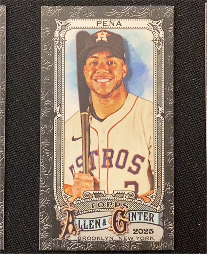 2025 Topps Allen & Ginter #50 Jeremy Pena — front