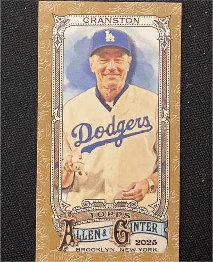 2025 Topps Allen & Ginter #209 Bryan Cranston — front