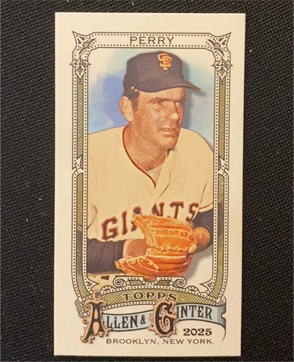2025 Topps Allen & Ginter #305 Gaylord Perry — front