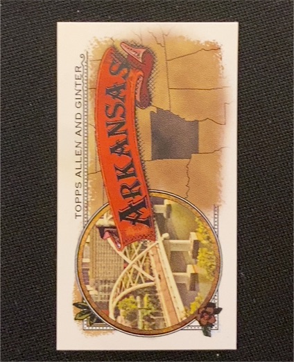 2024 Topps Allen & Ginter Mini 50 States #50S-4 Arkansas — front