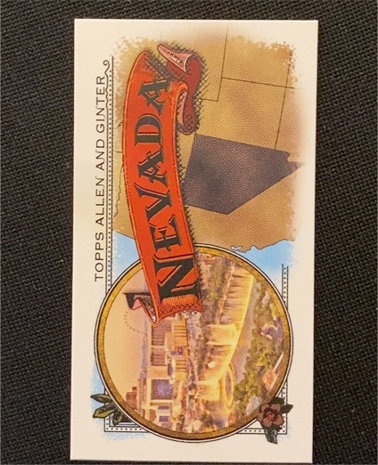 2024 Topps Allen & Ginter Mini 50 States #50S-28 Nevada — front