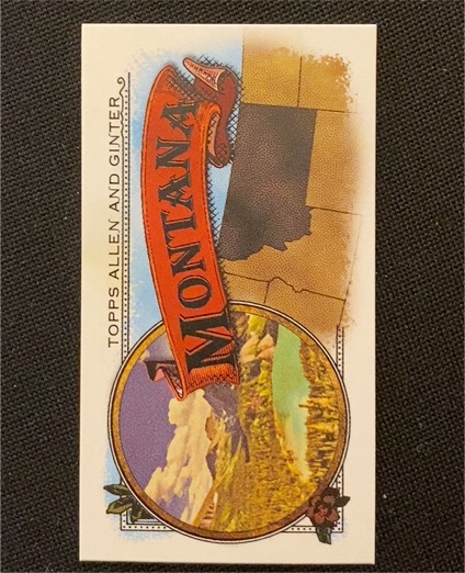 2024 Topps Allen & Ginter 50 States Mini #50S-26 Montana — front